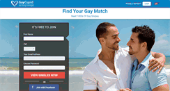 Desktop Screenshot of gaycupid.com